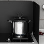 Protection anti-éclaboussures - 4 côtés - Pliable - Revêtement anti-adhésif - En tôle métallique galvanisée - Pour cuisine, cuis