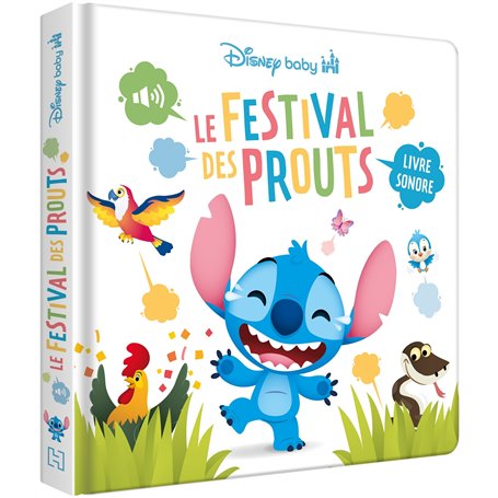 DISNEY BABY - Le Festival des Prouts - Livre Sonore - Stitch