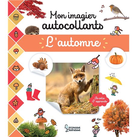 Mon imagier autocollants - L'Automne