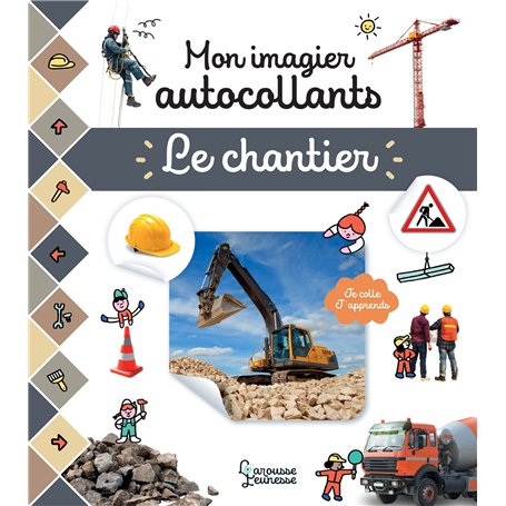Mon imagier autocollants - Le chantier