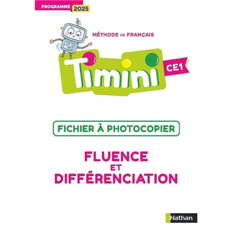 TIMINI - CE1 - Fichier à photocopier fluence et différenciation