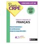 Réussir mon CRPE Français épreuve d'admissibilité écrit 2026