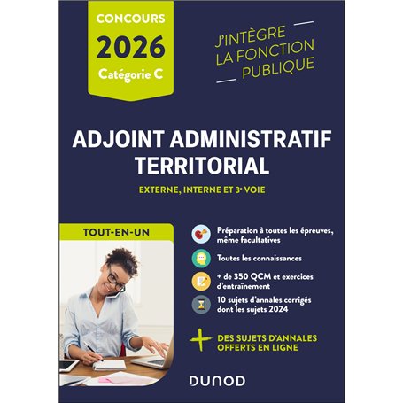 Concours Adjoint administratif territorial - 2026