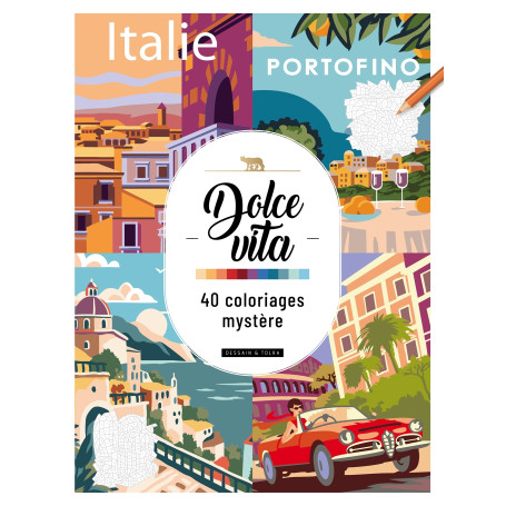 Dolce vita - 40 coloriages mystère !