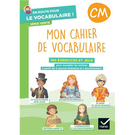 En route pour le vocabulaire ! CM - Série verte - Ed. 2024 - Cahier élève