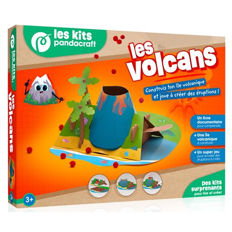 Les volcans - Kit Pandacraft dès 3 ans