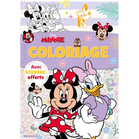 Disney Minnie - Coloriage avec stickers (Minnie et Daisy) - offerts