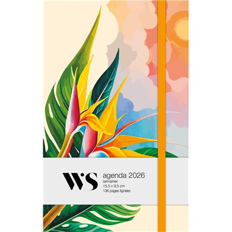 Agenda 2026 - Fleurs tropicales