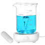 QWORK®Agitateur magnétique alimenté par USB, avec vitesse réglable de 2000 tr/min, capacité de 1000 ml, idéal pour le brassage e