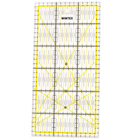 WINTEX Regle patchwork de 15 x 30 cm - Règle omnigrid transparente avec graduations en cm et indications d'angles - Idéal pour l WINTEX Regle patchwork de 15 x 30 cm - Règle omnigrid transparente avec graduations en cm et indications d'angles - Idéal pour l