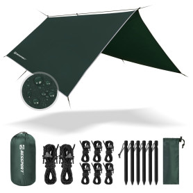 Bessport Camping Bâche Anti-Pluie PU 3000mm Imperméable Tarp Rain Fly Toile de Tente Parasol Abri de Survie Tous Temps pour exté Bessport Camping Bâche Anti-Pluie PU 3000mm Imperméable Tarp Rain Fly Toile de Tente Parasol Abri de Survie Tous Temps pour exté