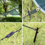 Bessport Camping Bâche Anti-Pluie PU 3000mm Imperméable Tarp Rain Fly Toile de Tente Parasol Abri de Survie Tous Temps pour exté