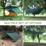 Bessport Camping Bâche Anti-Pluie PU 3000mm Imperméable Tarp Rain Fly Toile de Tente Parasol Abri de Survie Tous Temps pour exté