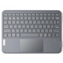 Inateck Clavier Bluetooth avec pavé Tactile, Clavier sans Fil AZERTY Ultra Fin et Portable, Compatible avec Windows et iPad OS, 