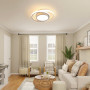 Comely 2 Pièces Plafonniers LED Moderne pour Chambre, Cuisine, Couloir, 32W 2350LM Luminaire Plafond, Rond Lampe LED Plafond, Lu