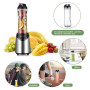 La Rêveuse Mixeur Blender avec 2 Bouteilles BPA-Free Portables de 550ml Mini Blender électrique Multifonctionnel pour Smoothie M