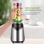 La Rêveuse Mixeur Blender avec 2 Bouteilles BPA-Free Portables de 550ml Mini Blender électrique Multifonctionnel pour Smoothie M