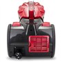 Aspirateur Multi-cyclonique sans sac - LIVOO DOH105R - 700 W - 2 L - 78 dB - Filtre lavable - Embout 2 en 1 - Rouge / Noir