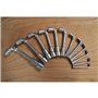 Clés a pipe - KS TOOLS - 517.0442 - Boite de 12 clés a pipe débouchées métriques - 6 pans - De 7 a 24 mm