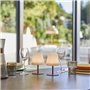 Set de 2 lampes de table sans fil - LUMISKY - TWINS - Terracota - H16 cm - LED