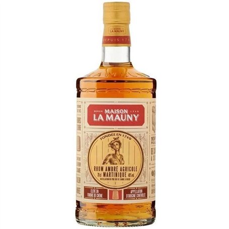 Maison La Mauny - Rhum Ambré Agricole - 40
