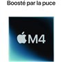 Apple - Mac mini (2024) Puce Apple M4  - RAM 16Go - Stockage 512Go SSD - CPU 10 coeurs GPU 10 coeurs - Argent