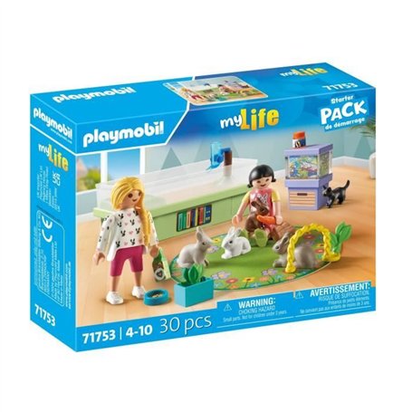 PLAYMOBIL 71753 Animalerie avec enclos a lapins