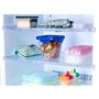 Lot de 3 Boîtes de conservation Pasta Box - PYREX - Cook&Go - Verre - Couvercle étanche - 12x12 cm - 0,8 L