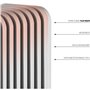 Radiateur électrique bain d'huile - SENCOR - SOH 3411WH - 2300 W - 2 boutons - Blanc