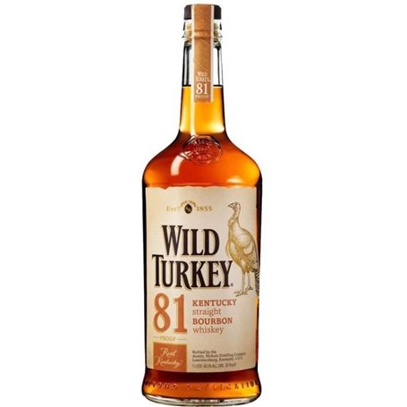 Wild Turkey - 81 Proof - Kentucky straight bourbon whiskey - 40