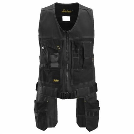 Gilet de Travail pour Homme Snickers Workwear Noir