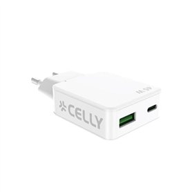 Chargeur mural Celly SLIMTC1C1A45WWH Blanc 45 W Chargeur mural Celly SLIMTC1C1A45WWH Blanc 45 W