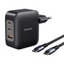 Chargeur mural INTENSO GaN W100ACC Noir 100 W