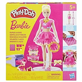 Jeu Créatif de Pâte à modeler Play-Doh Barbie Ruffles & Bows Jeu Créatif de Pâte à modeler Play-Doh Barbie Ruffles & Bows