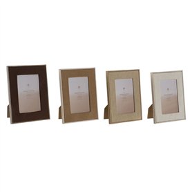 Cadre photo Home ESPRIT Marron Beige Velours Verre Moderne (4 Unités) Cadre photo Home ESPRIT Marron Beige Velours Verre Moderne (4 Unités)