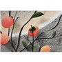 Cadre Home ESPRIT Marron Orange Oriental Vase 80 x 3,5 x 160 cm (2 Unités)