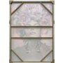 Cadre Home ESPRIT Rose Fleurs Velours Shabby Chic 103 x 4,5 x 143 cm
