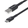 Câble USB Startech USB2AC30CMBK Noir