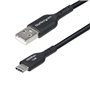 Câble USB Startech USB2AC30CMBK Noir