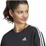 Sweat sans capuche femme Adidas 3S Fl Os Swt Noir L/XL