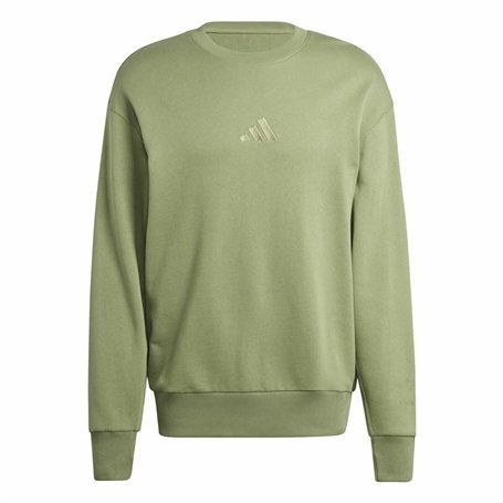 Sweat sans capuche homme Adidas All Szn French Terry Crew Vert L