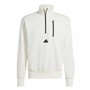 Sweat sans capuche homme Adidas City Es e Fleece Half-Zip Blanc XXL