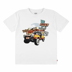 T shirt à manches courtes Enfant Levi's Lvb Day Trip Blanc T shirt à manches courtes Enfant Levi's Lvb Day Trip Blanc