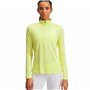 Tee-shirt Manches Longues Femme Under Armour Tech 1/2 Zip Jaune