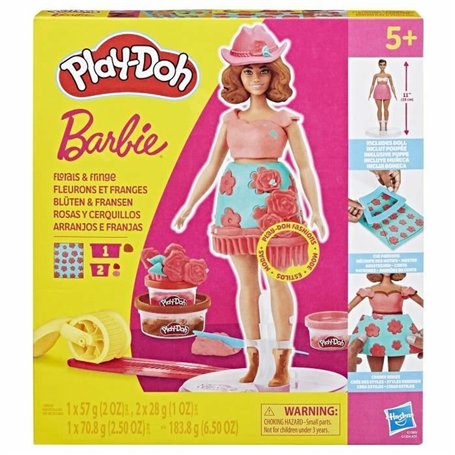 Pâte à modeler en argile Play-Doh Florals & Fringe Multicouleur