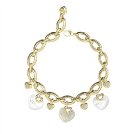 Bracelet Femme Guess JUBB05204JWYGWHS Doré Bracelet Femme Guess JUBB05204JWYGWHS Doré