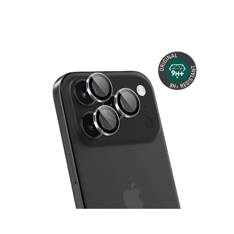 Protège lentilles iPhone 17 Pro / 17 Pro Max / 16 Pro / 16 Pro Max x3 Verre trempé Transparent + Garantie à vie - Certifié GRS F
