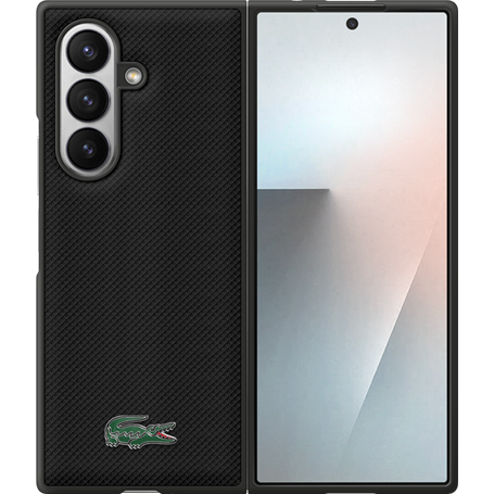 Coque Magnétique Samsung Galaxy Z Fold 7 Petit Piqué Lacoste Noire Samsung