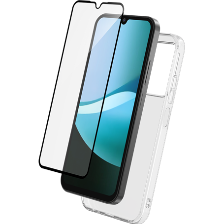 Pack 2 en 1 Coque Xiaomi Redmi 15C 4G / 5G Souple Transparente + Protège écran 2.5D + SmartFrame™ - Certifié GRS Bigben