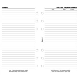 Filofax Organiseur personnel 133614 important numéro de téléphone Filofax Organiseur personnel 133614 important numéro de téléphone